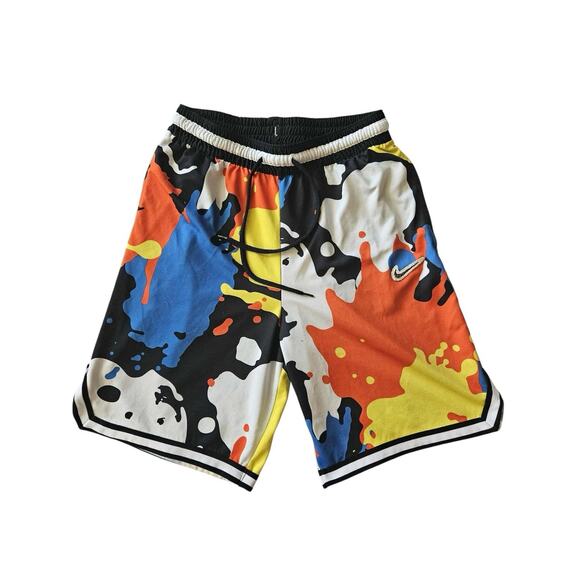 Mens Nike Dri-Fit DNA Basketball Shorts Paint Splatter Size Medium - Picture 1 of 6